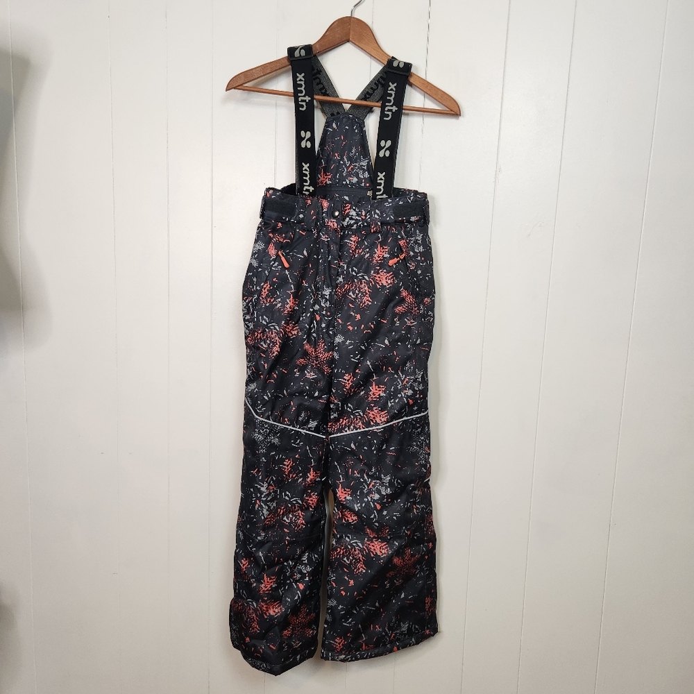 Xmtn Kids Snow Pants Overalls Removable Bib Snowpants Boys Girls Size 10 Blue